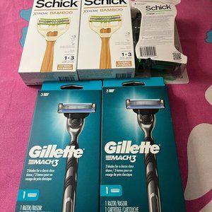 Assorted razors